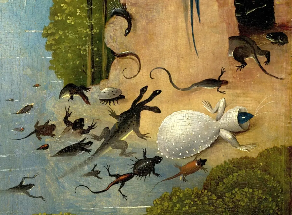 A detail from The Garden of Earthly Delights