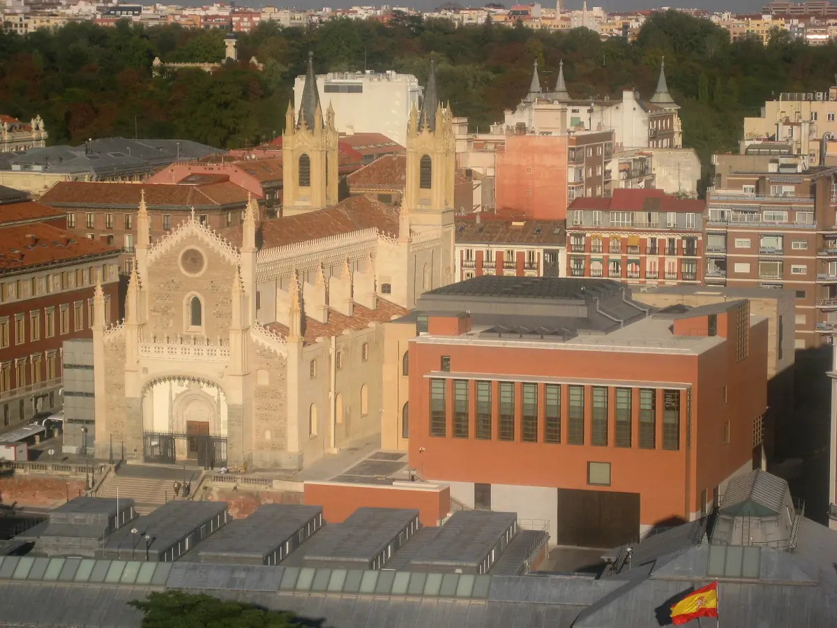 The Jerónimos building of the Prado extension