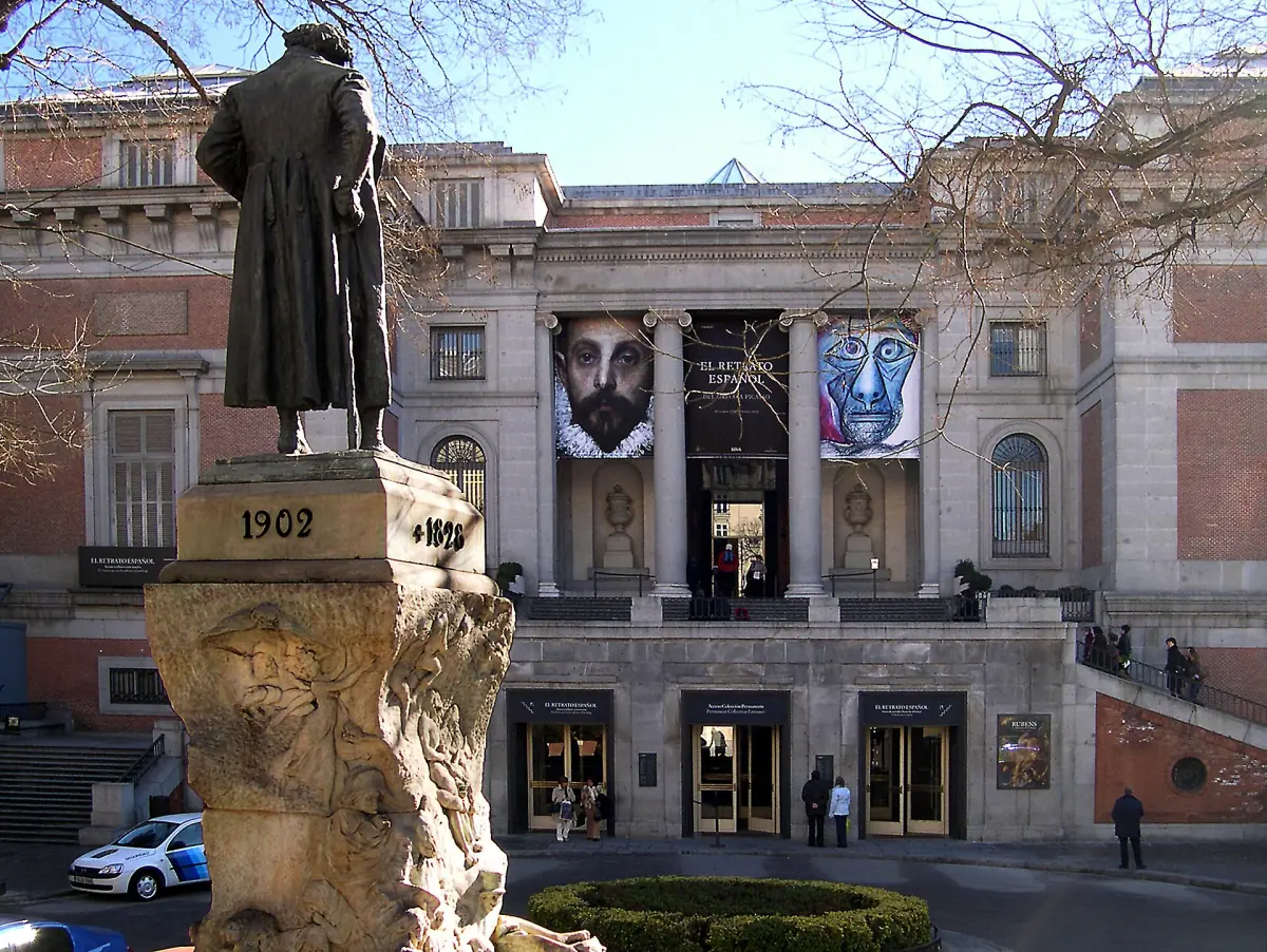 The Goya entrance of the Prado