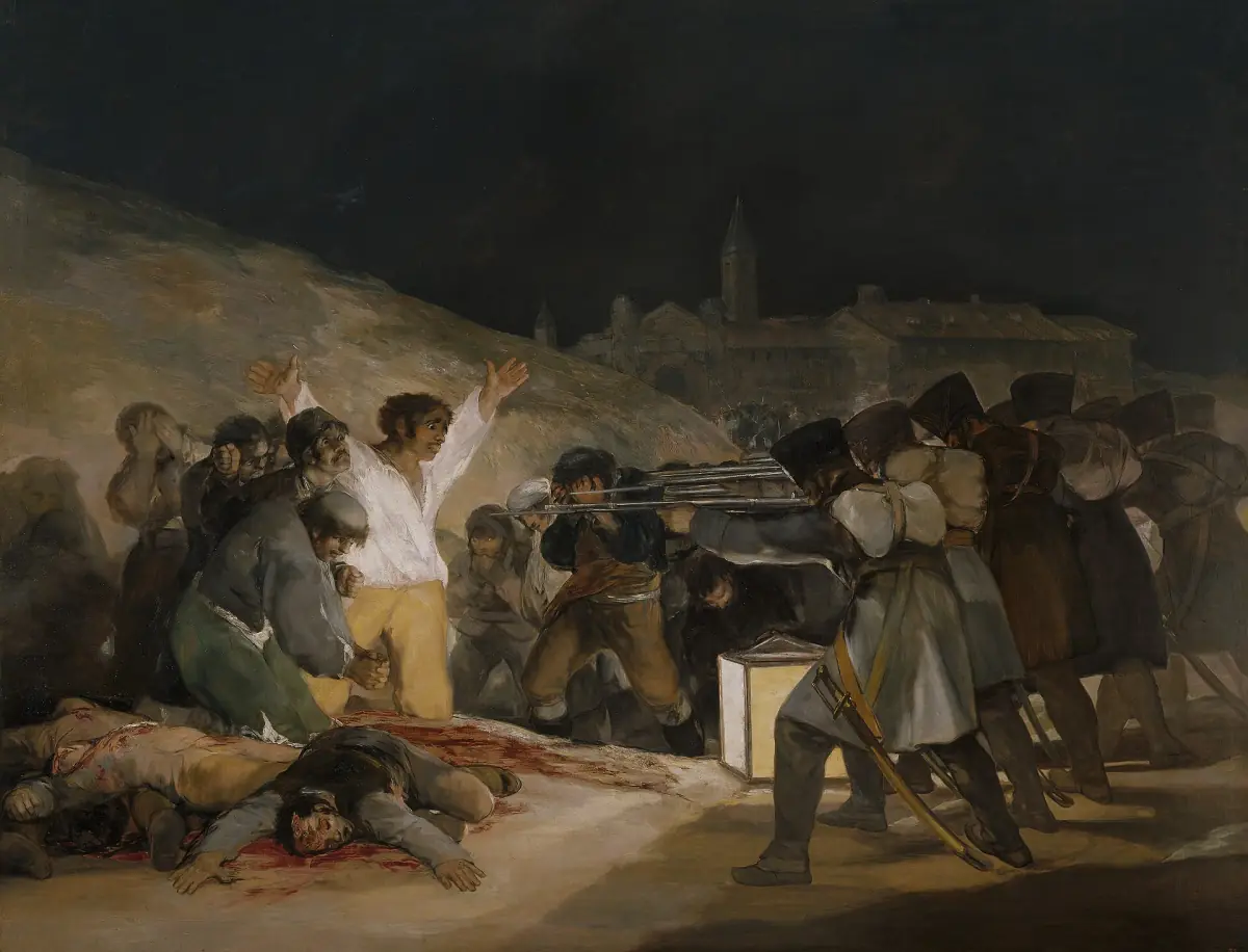 Goya's painting of the executions of 3 May 1808